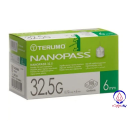 Nanopass insulin pen needle 6 mm gauge 32.5
