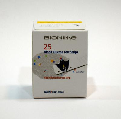 Bionime GS300 Blood Glucose Test Strips