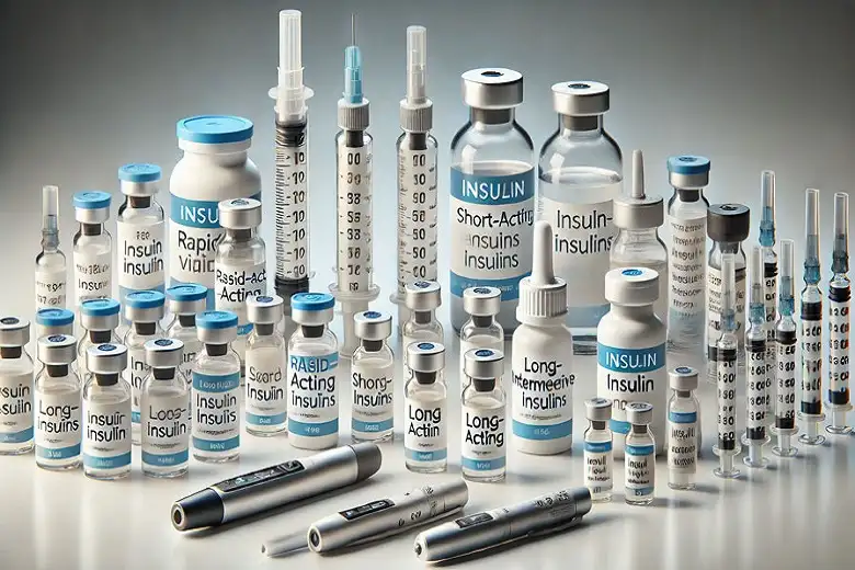 تصویری از انواع انسولین