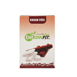 below-fit  sugar free chewing gum with cinnamon flavor, pack of 12