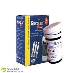 نوار تست قندخون50عددی گلوکولب  GlucoLab 