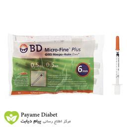 BD Micro-Fine Insulin Syringe 0.5 ml