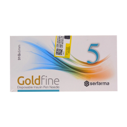 Gold Fine plus Insulin Pen Needle 5 mm
