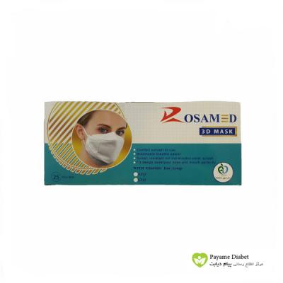3D FACE MASK 4 PLY CONSTRUCTION ROSAMED