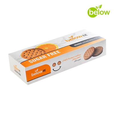 Below brand orange sugar-free cream biscuits