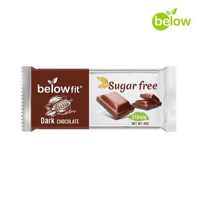 Below-Sugar-free-dark-chocolate, 40 grams, packed-in-a-box
