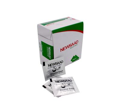 Newsaad alcohol pads, pack of 100